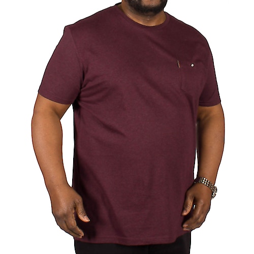 Ben Sherman Spade Pocket T-Shirt Burgundy