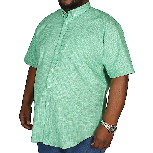 Bigdude Woven Pattern Shirt Green