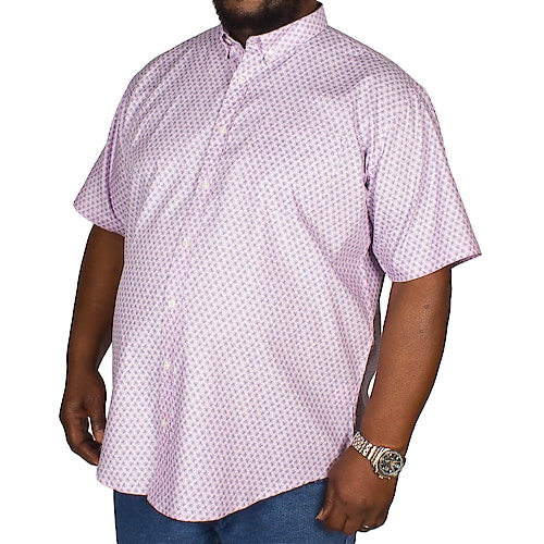 Bigdude All Over Print Shirt Pink