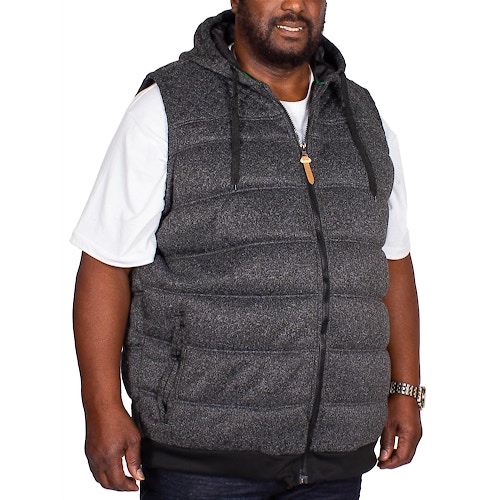 D555 Colin Padded Gilet Charcoal