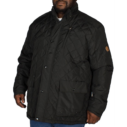 D555 Justin Quilted Jacket Black Tall