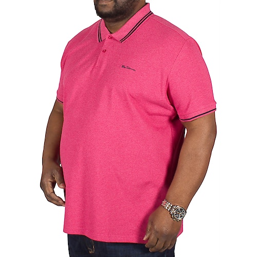 Ben Sherman Script Pink Polo Shirt