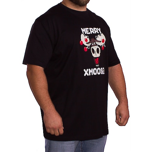 Espionage Moose Print Christmas T-Shirt