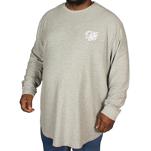D555 Plato Long Sleeve T-Shirt Grey