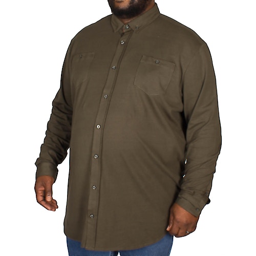 D555 Donnie Long Sleeve Jersey Shirt Khaki