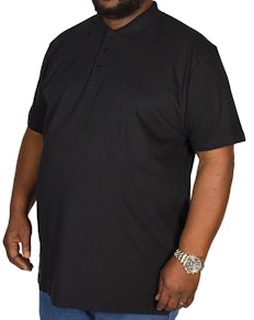 Bigdude Plain Polo Shirt Black Tall
