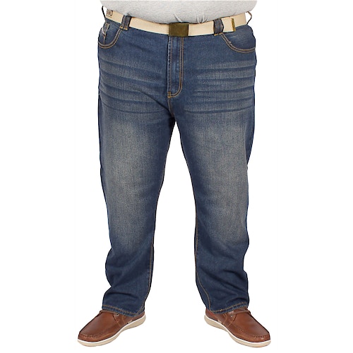 KAM Forge Belted Jeans