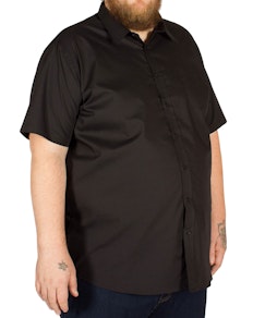 D555 Aeron Short Sleeve Classic Shirt Black