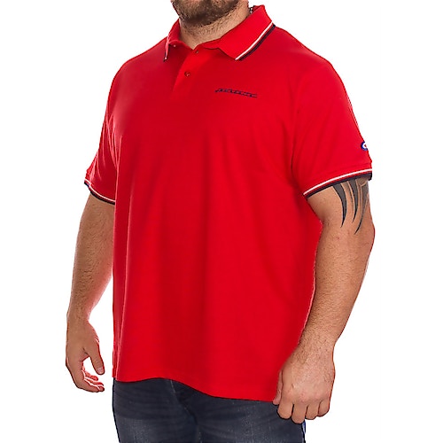 Lambretta Red Tipped Polo Shirt