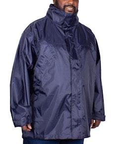 Bigdude Showerproof Packaway Rain Jacket Navy