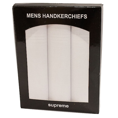Plain White Handkerchief 3 Pack
