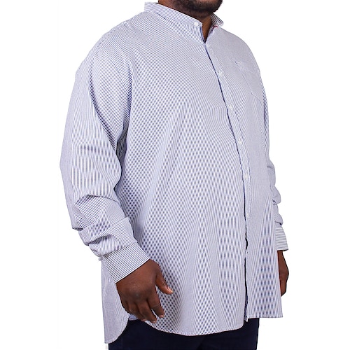 D555 Philo Stripe Grandad Shirt