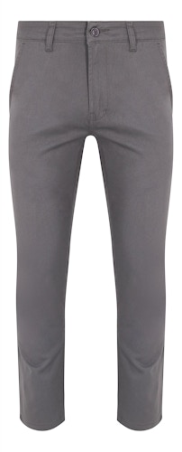 Bigdude Stretch Chino Trousers Grey