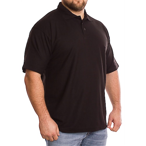 Black Plain Polo Shirt