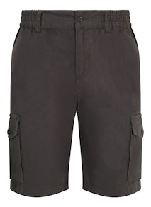 Bigdude Elasticated Waist Cargo Shorts Charcoal