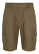 Cargo Shorts mit elastischem Bund Khaki