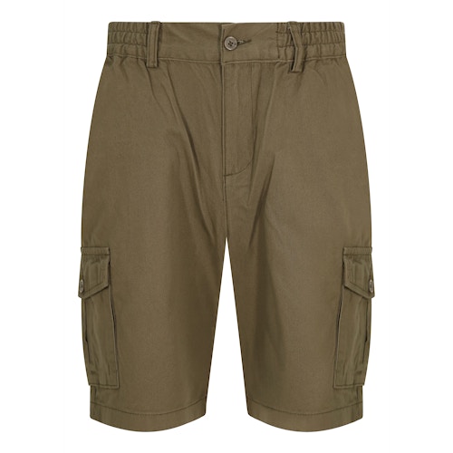 Bigdude Cargo Shorts mit elastischem Bund Khaki