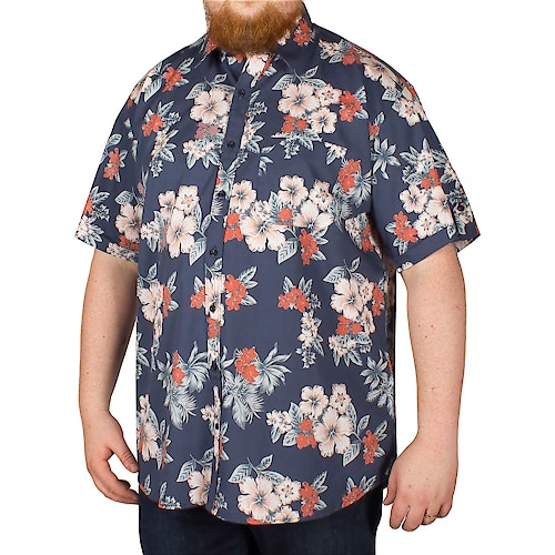 Espionage Hawaiian Shirt Deep Blue