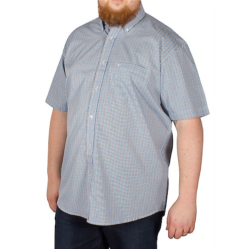Cotton Valley Short Sleeve Small Check Shirt