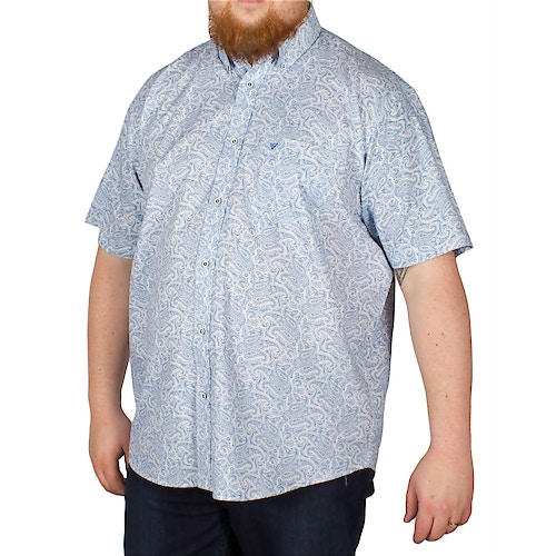 Cotton Valley Short Sleeve Paisley Shirt