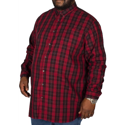 D555 Theo Check Shirt Red