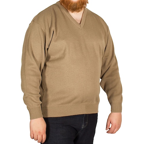 Cotton Valley Taupe Pull Over Jumper