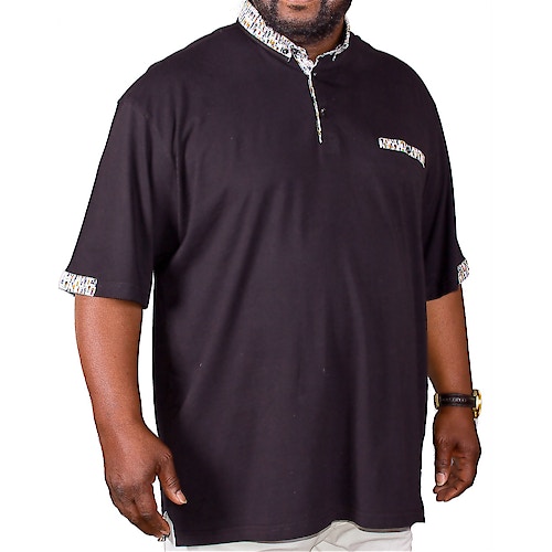 Brooklyn Woven Collar Jersey Polo Shirt