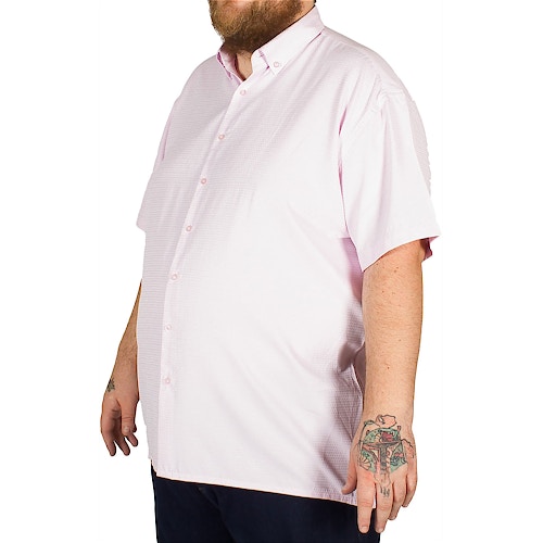 Fitzgerald Amos Heart and Diamond Print Shirt Pink