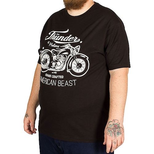KAM T-Shirt Thunder Rider Schwarz