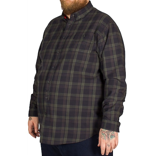 D555 Angelo Checked Shirt Green