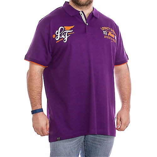 Loyalty & Faith Weller Purple Polo Shirt