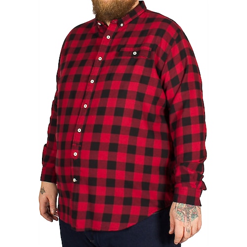 D555 Lawton Checked Shirt Red