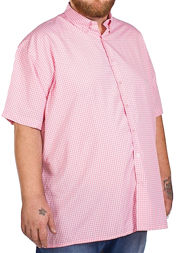 Fitzgerald Pink Gingham Short Sleeve Shirt