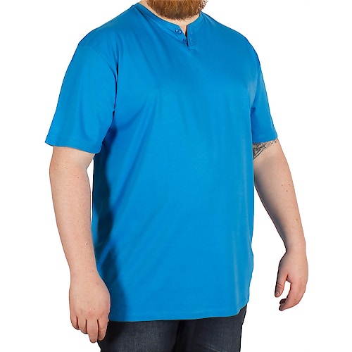 Espionage Notch Neck T-Shirt Aqua
