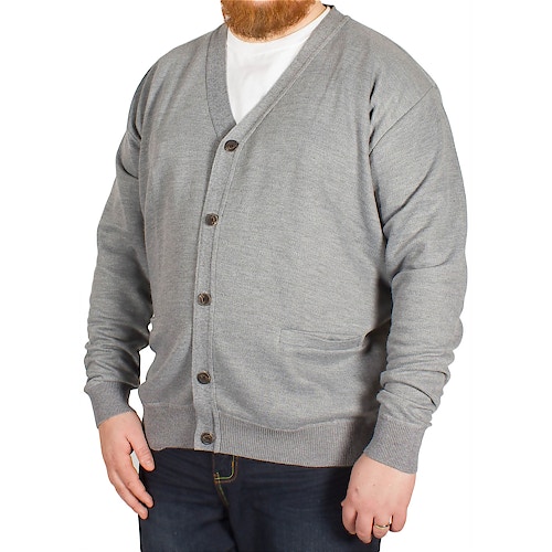 Pierre Roche Knitted Cardigan Grey