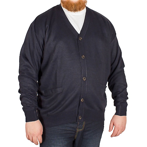 Pierre Roche Knitted Cardigan Navy