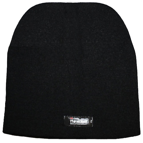 Thinsulate Thermal Beanie Hat Black