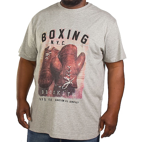 Replika NYC Boxing T-Shirt Grey