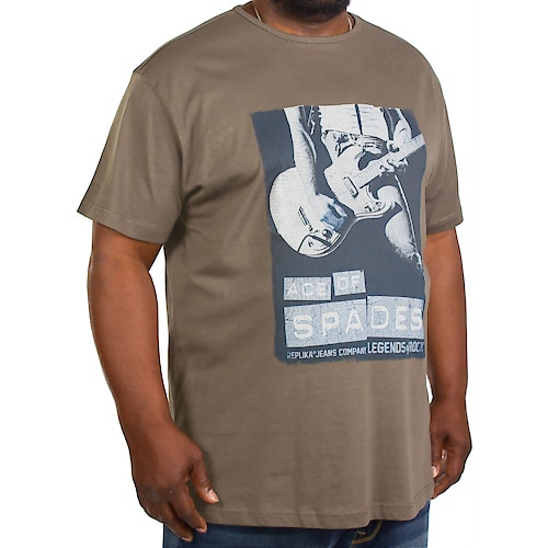 Replika Guitar Print T-Shirt