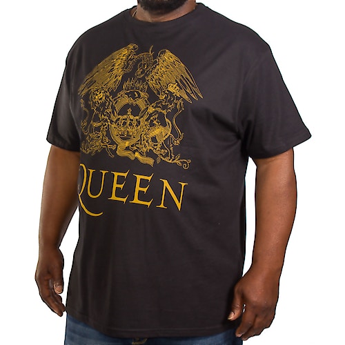Replika Black Queen Print T-Shirt