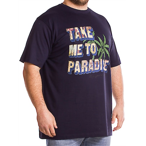 Espionage Navy 'Take Me To Paradise' T-Shirt