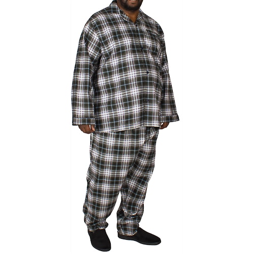 King s Club Red Blue Plaid Pyjamas Set BigDude