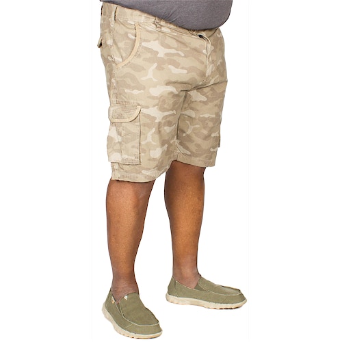 D555 Camouflage Cargo Shorts Victor Sand
