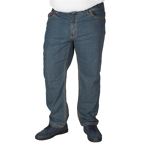 Duke elastische Taillen-Stretch-Denim-Jeans