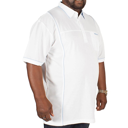 Carabou Classic Stretch Polo Shirt White