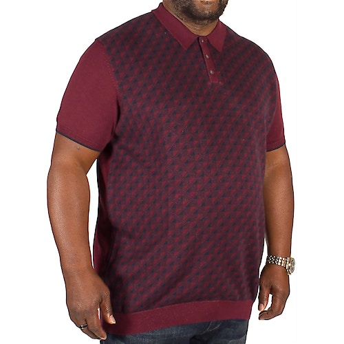 Ben Sherman Micro Knitted Geo Polo Shirt