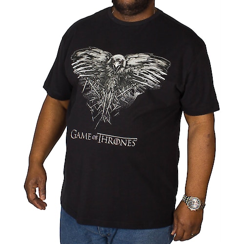 Replika Game Of Thrones T-Shirt Schwarz