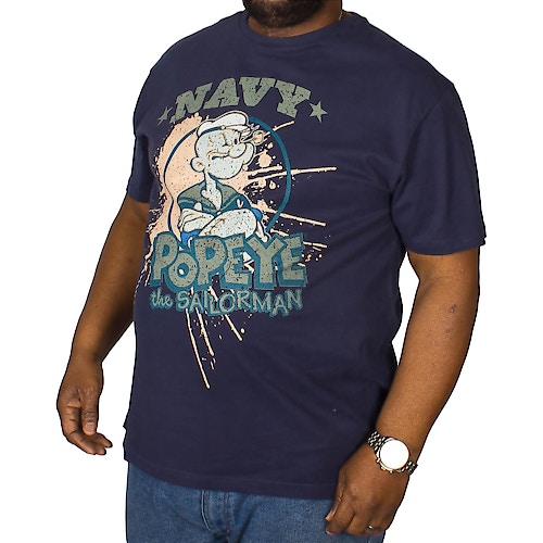 Replika Popeye T-Shirt Marineblau