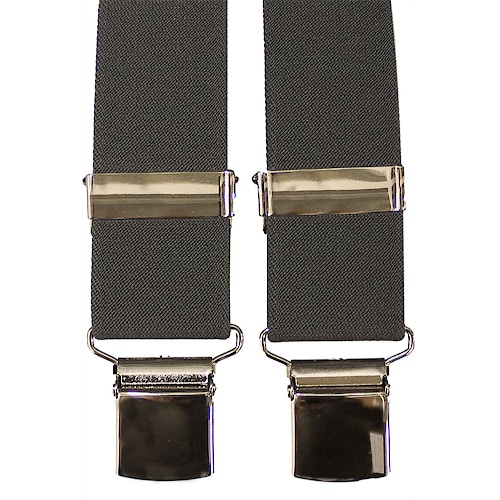 Tex Appeal Extra Long Braces Charcoal