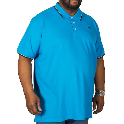 D555 Track Polo Shirt Turquoise